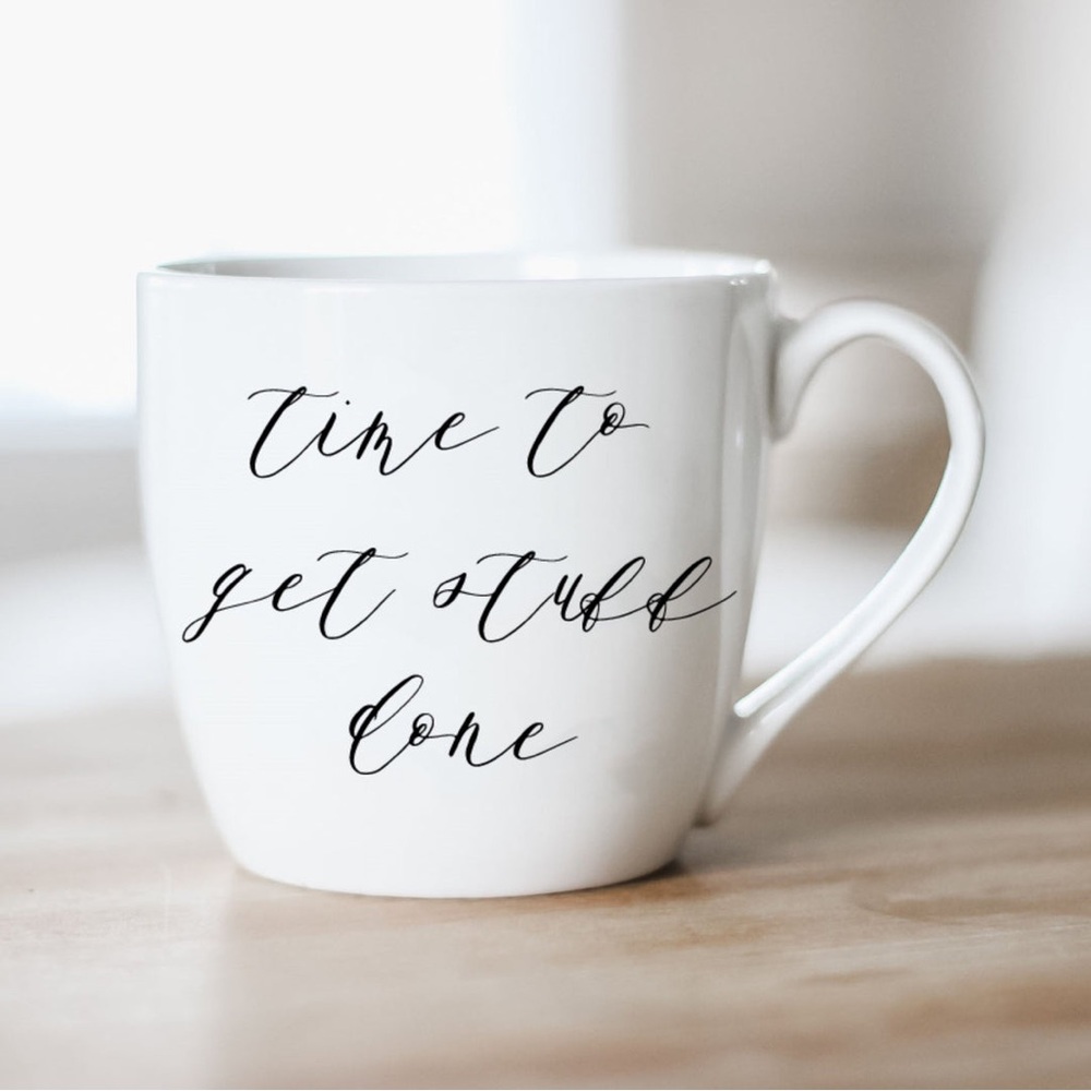 PCB Home Time to Get Stuff Done Mug 14 oz